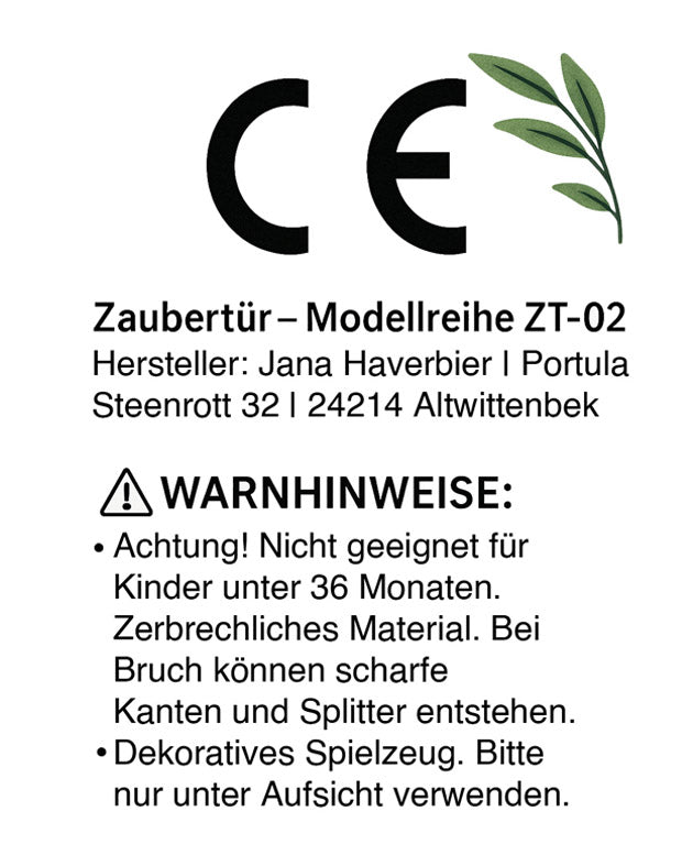 Handgefertigte Zaubertür